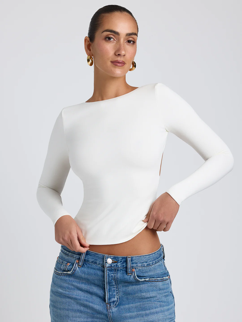 Customized Backless Silky Soft Women's Tops